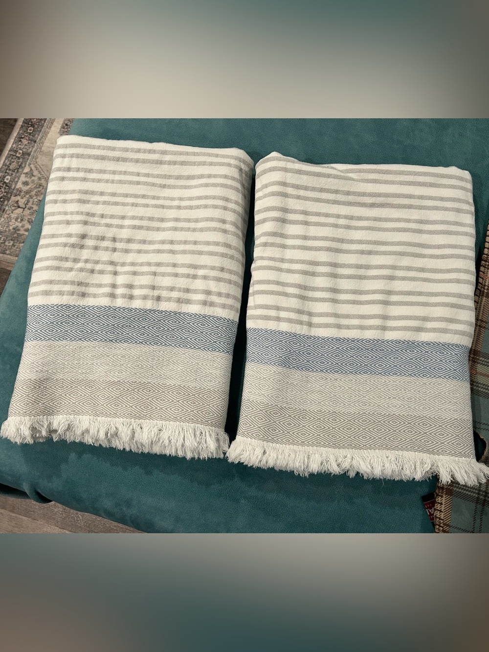 Ladinne Striped Beach Towel